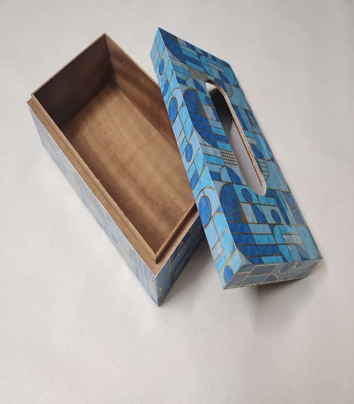 Premium MDF Tissue Holder – Vibrant Digital Print Finish