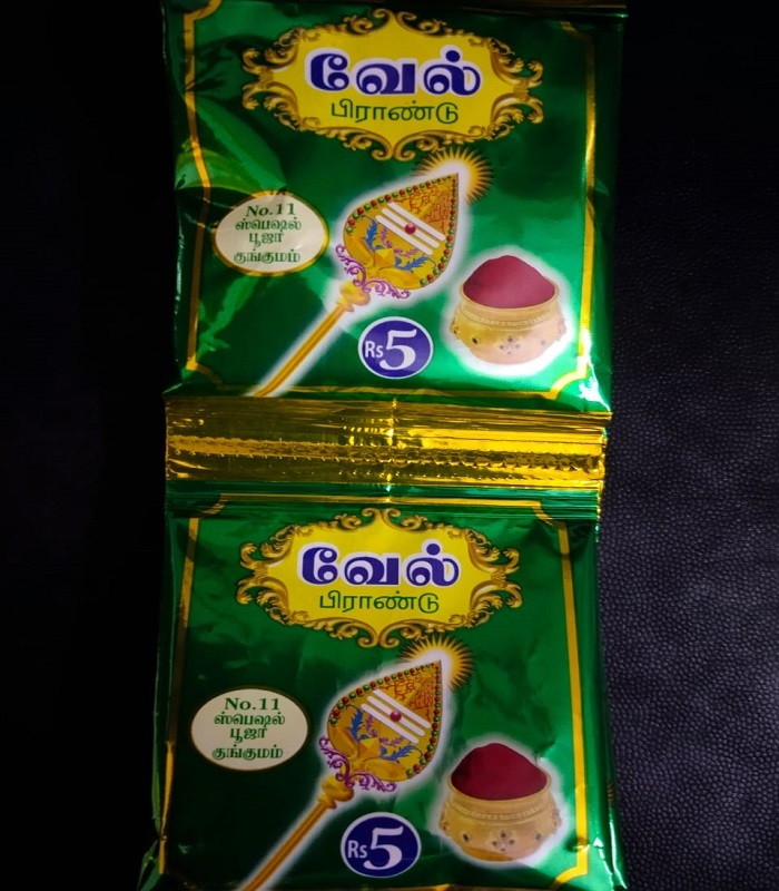 Vels kumkum 10g sachet