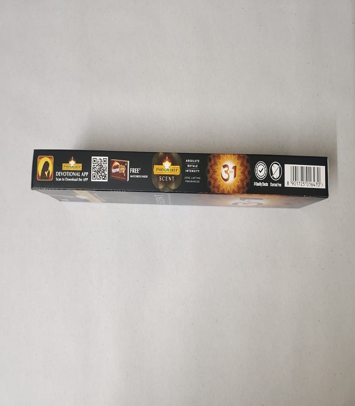 Mangaldeep Scented Incense Sticks - 3 in 1