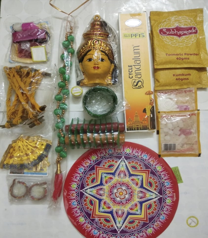 Varalakshmi Puja Economy Pack (Gomathi chakra pendant free )