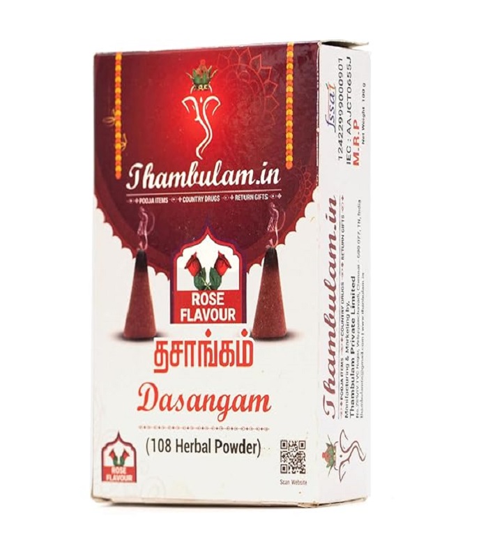 Dasangam Powder (108 Herbal Rose Flavour) - Thambulam